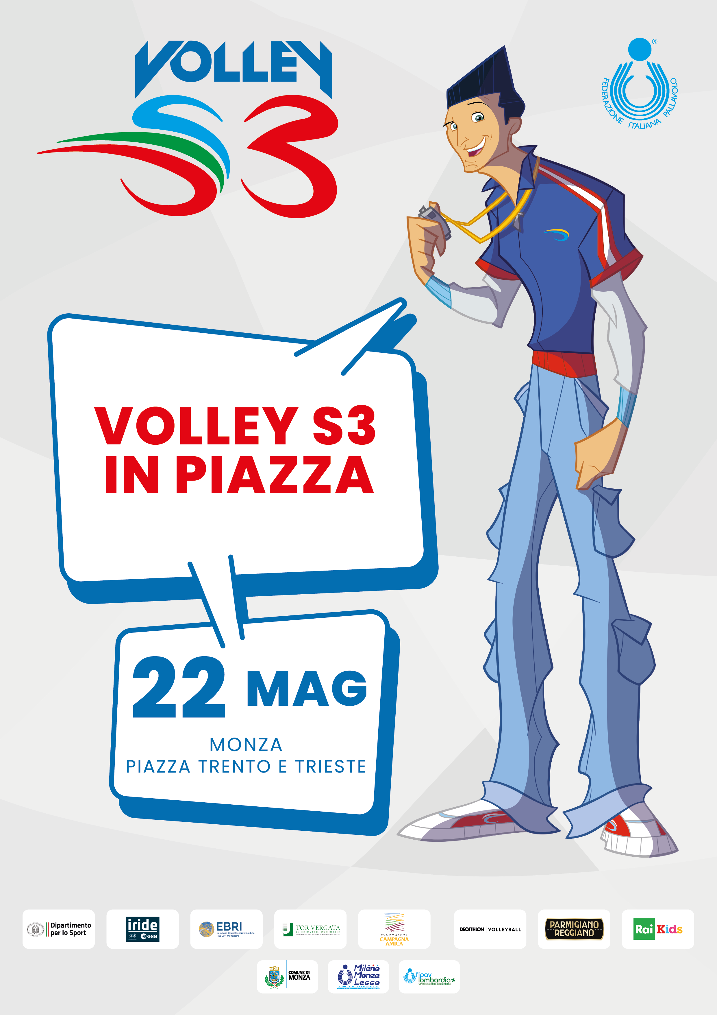 Volley S3 in Piazza a Monza